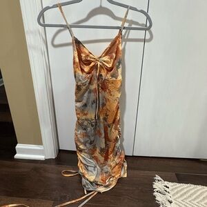 Colorful Spaghetti Strap Dress